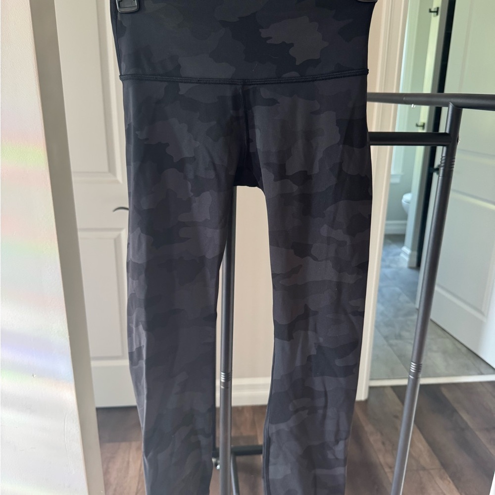 Lululemon Athletica Dark Camouflage Leggings